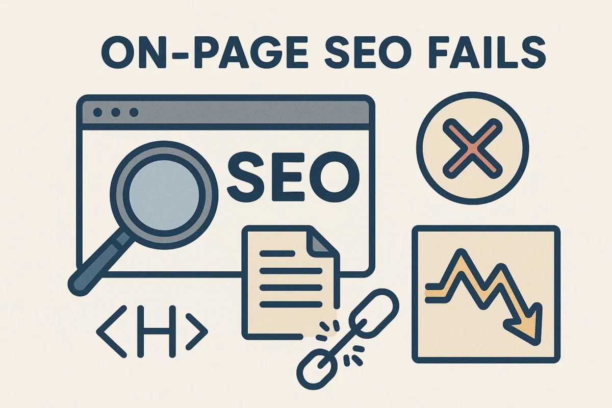 on page seo fails